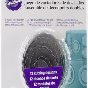 Wilton 6-Piece Nesting Fondant Double Sided Cut Ou